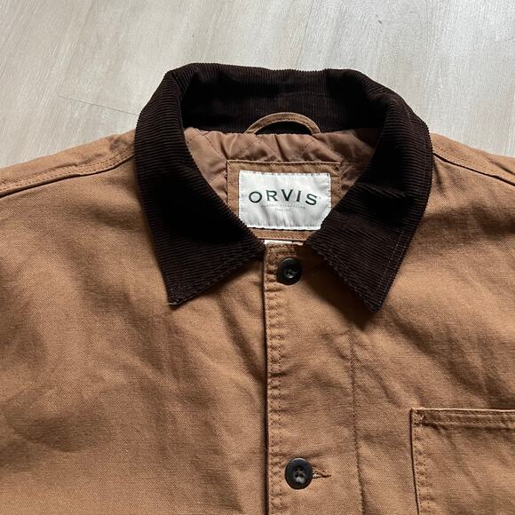 Orvis Classic Collection Long Chore Coat Button-up Jacket Men's Sz XXL - Picture 5 of 9